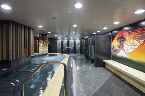 浴室も綺麗で広々