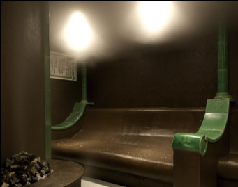 ミストは落ち着いた雰囲気に